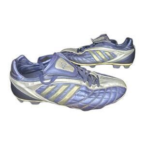 adidas Predator Pulse FG Blue Silver Size 9.5